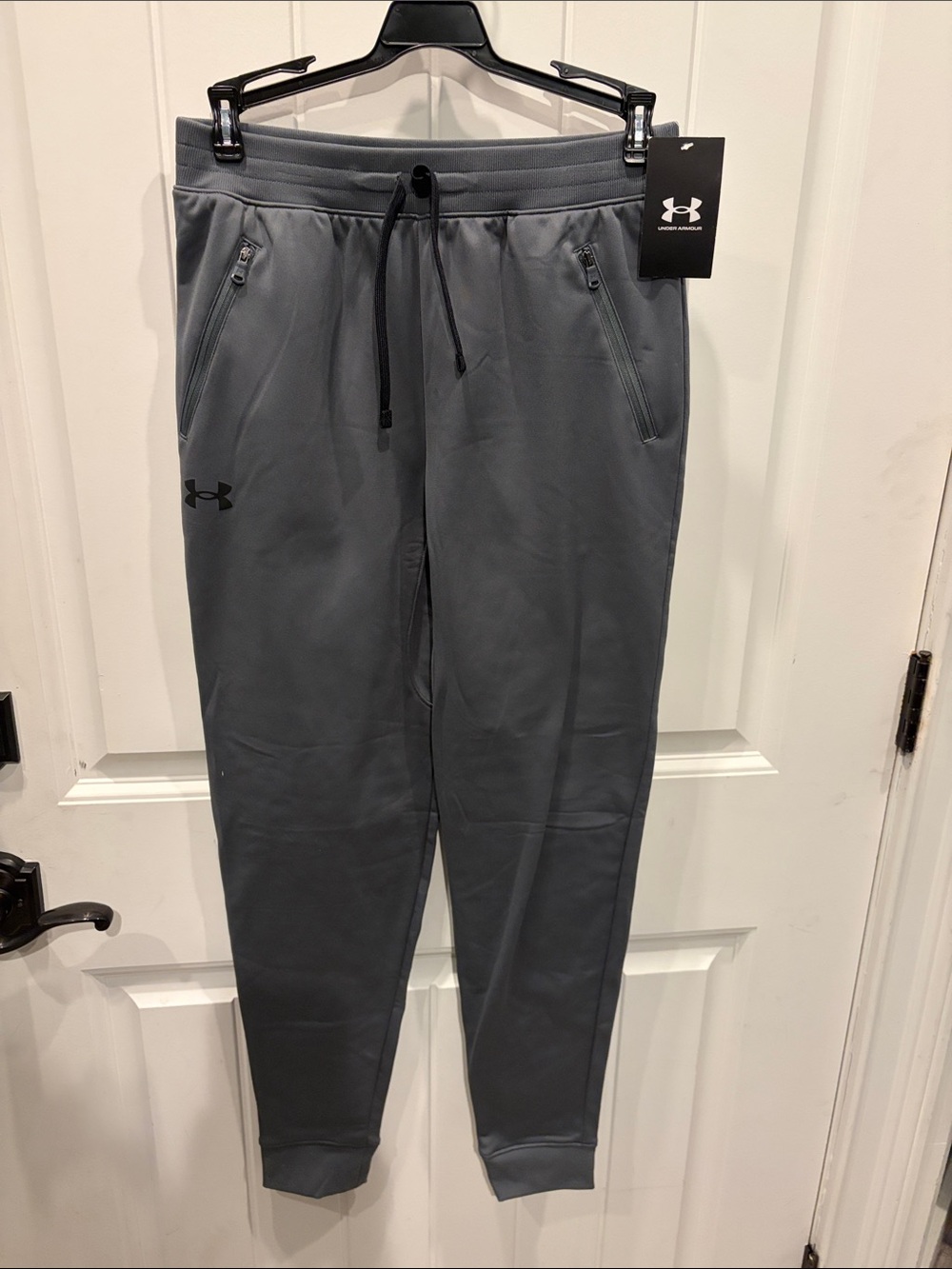 Under Armour boy's Charcoal Grey Performance Joggers